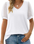 Helena | Sleek V-Neck Blouse
