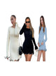 Apricot*1 pc+Black And White*1 pc+Blue*1 pc