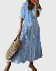 Amalia | Boho Vintage Summer Maxi Dress