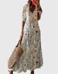 Amalia | Boho Vintage Summer Maxi Dress