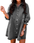 RENEE™ – Stylish Puff Sleeve Mini Dress