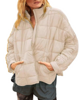 APRIL™ – Lightweight Compact Zip Puffer Jacket