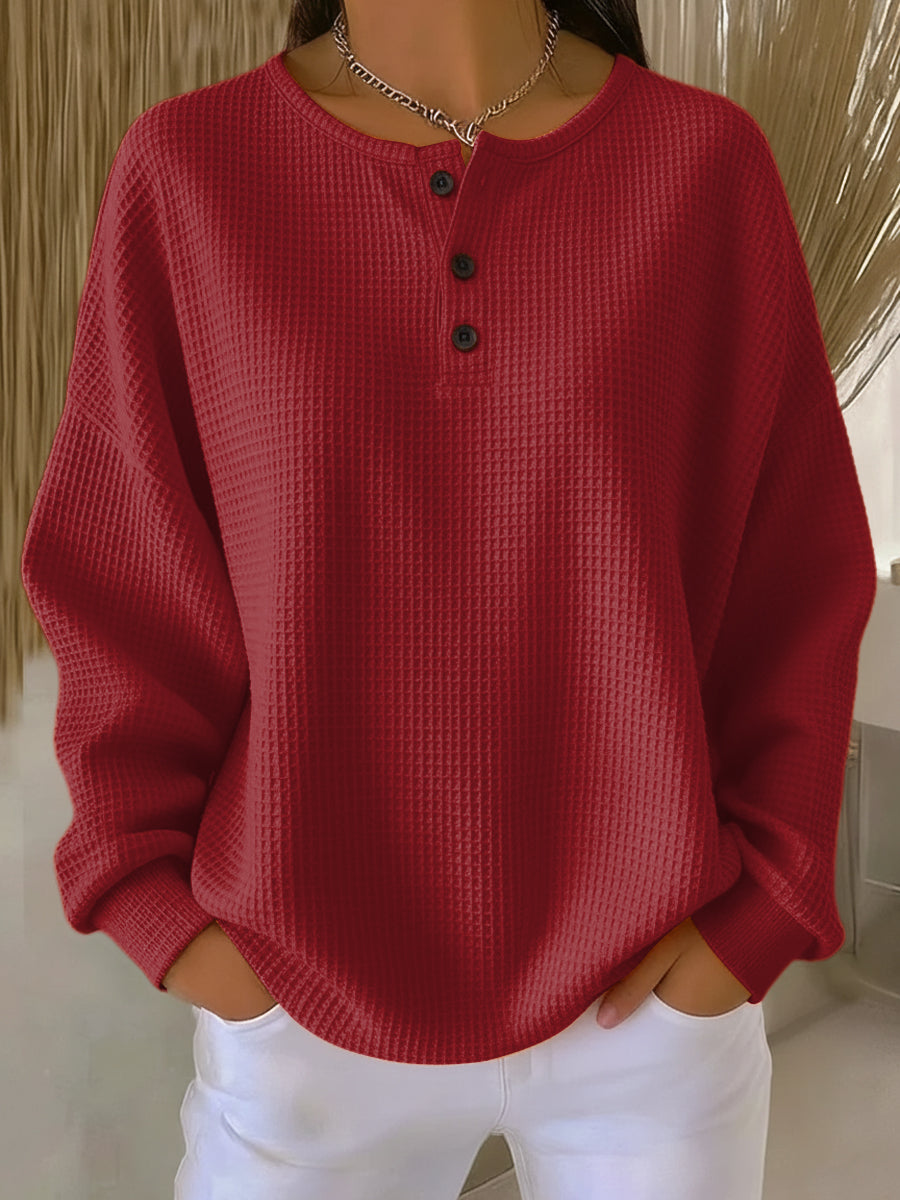 Anne™ - Lässiges Sweatshirt mit Kragen