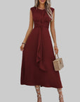 REESE™ - Elegant Sleeveless Round Neck Maxi Dress
