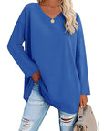 Alicia™ - Relaxed V-Neck Sweater