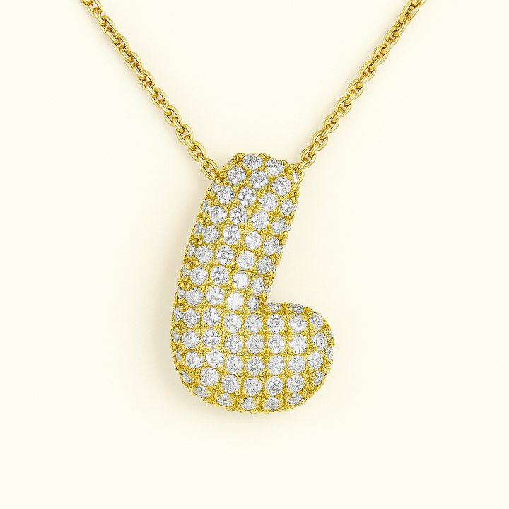 Golden Initial Necklace