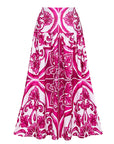 Sling Classic Majolica Series Pattern Print One Piece Swimsuit and Skirt or Shorts