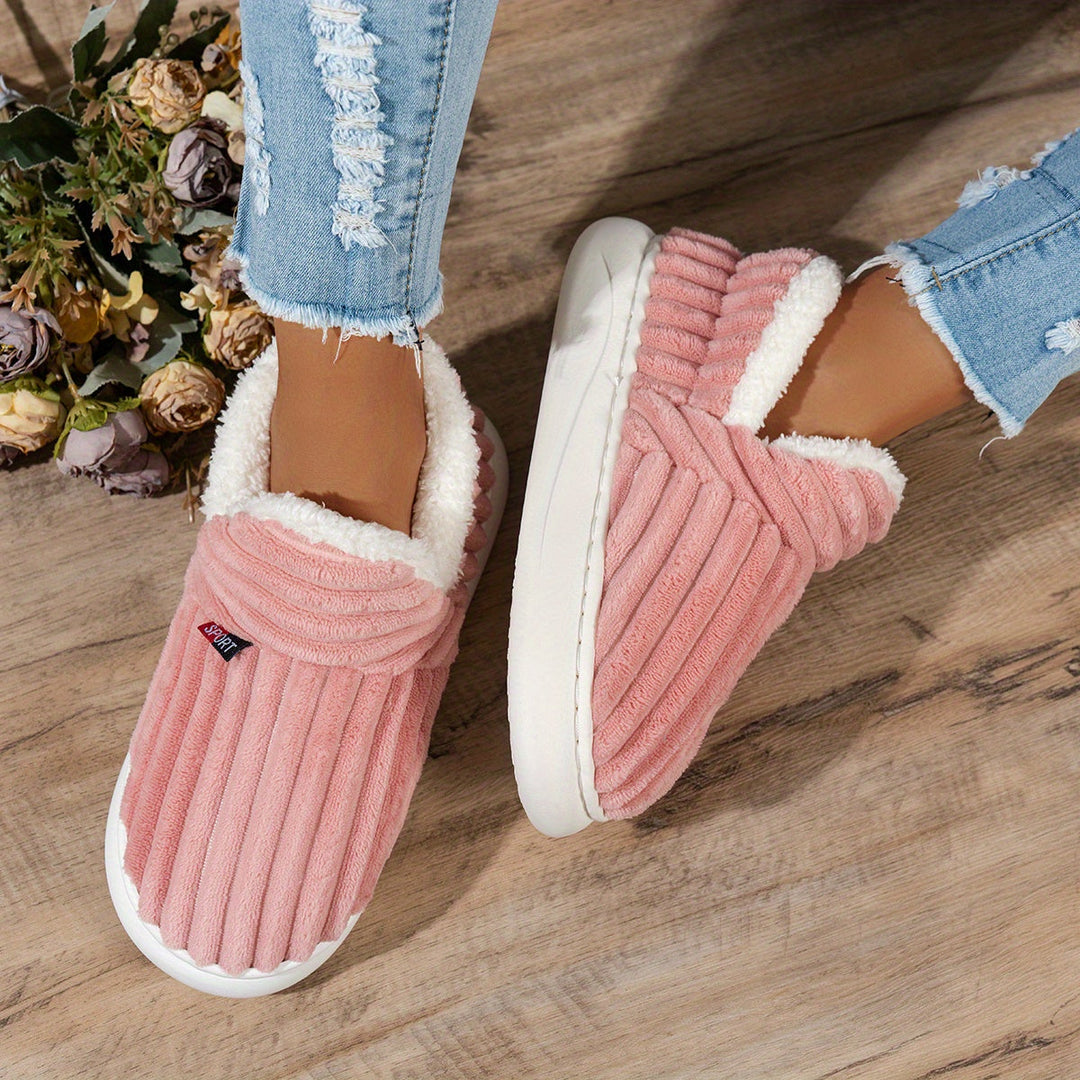 CozyStep Plush House Slippers