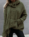 Zelina - Long Sleeve Sweater With Pocket