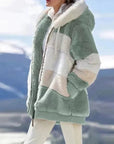 Alice – Cozy Tweed Hooded Jacket with Wool Lining
