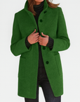 ZUZANA | Women's coat with high collar