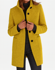 ZUZANA | Women's coat with high collar