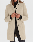 ZUZANA | Women's coat with high collar