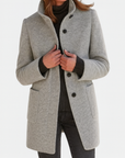 ZUZANA | Women's coat with high collar