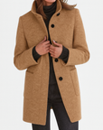 ZUZANA | Women's coat with high collar
