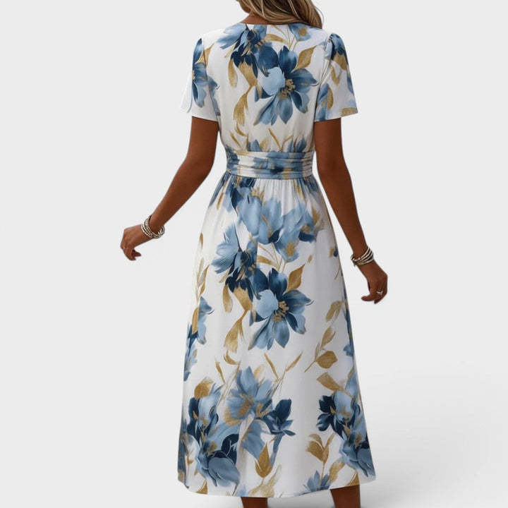 Valentina | Abito Midi Floreale Elegante