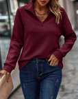 Suzanne™ - Half-Zip Detailed Pullover