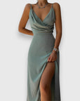 RONA™ – Sophisticated Slit Maxi Dress