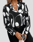 LYRA SATIN LOOK BLOUSE