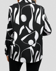 LYRA SATIN LOOK BLOUSE