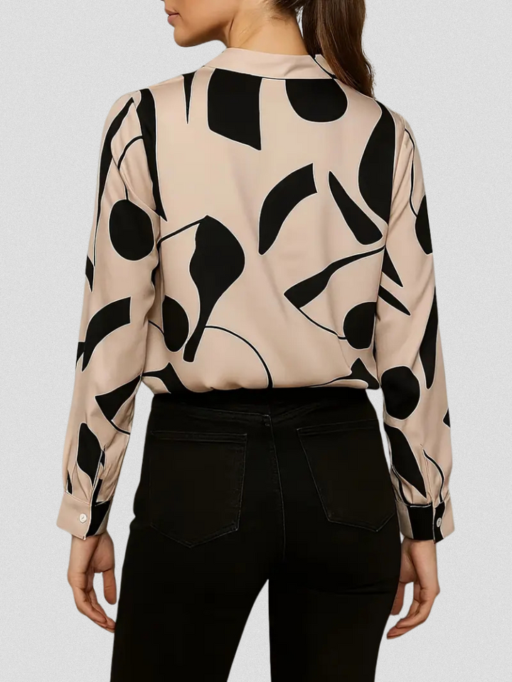 LYRA SATIN LOOK BLOUSE