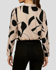 LYRA SATIN LOOK BLOUSE