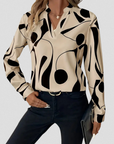 LYRA SATIN LOOK BLOUSE