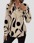 LYRA SATIN LOOK BLOUSE