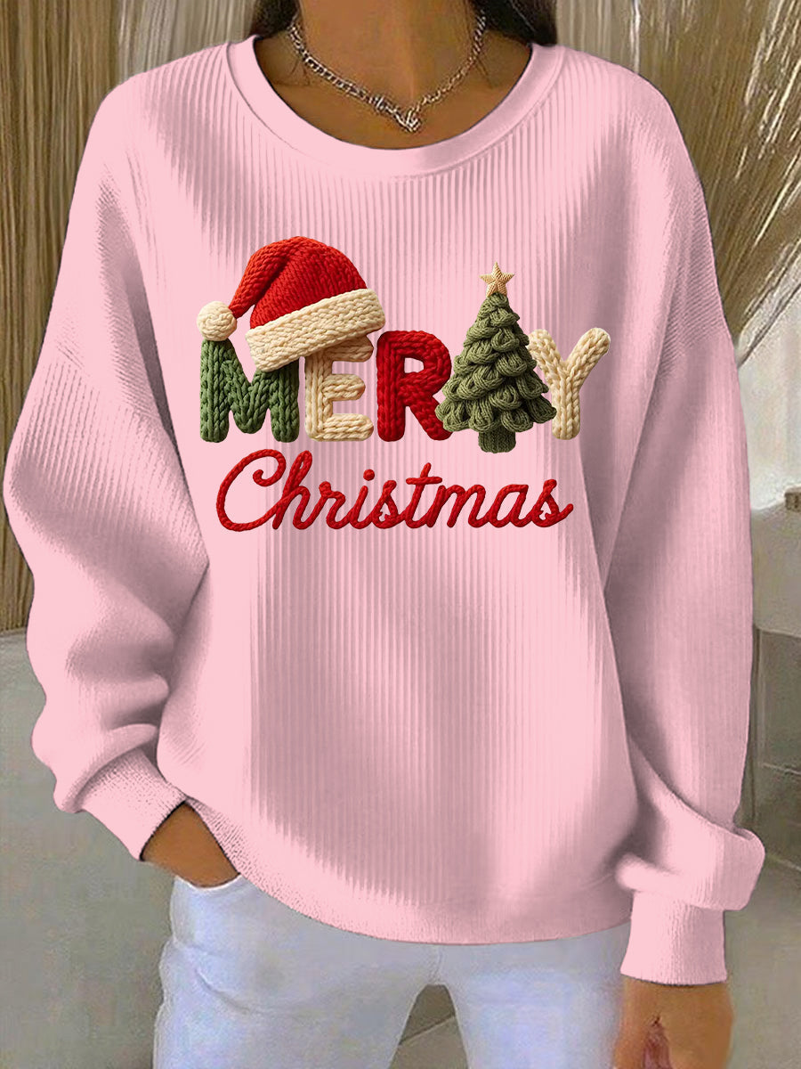 Casual Christmas sweatshirt for women