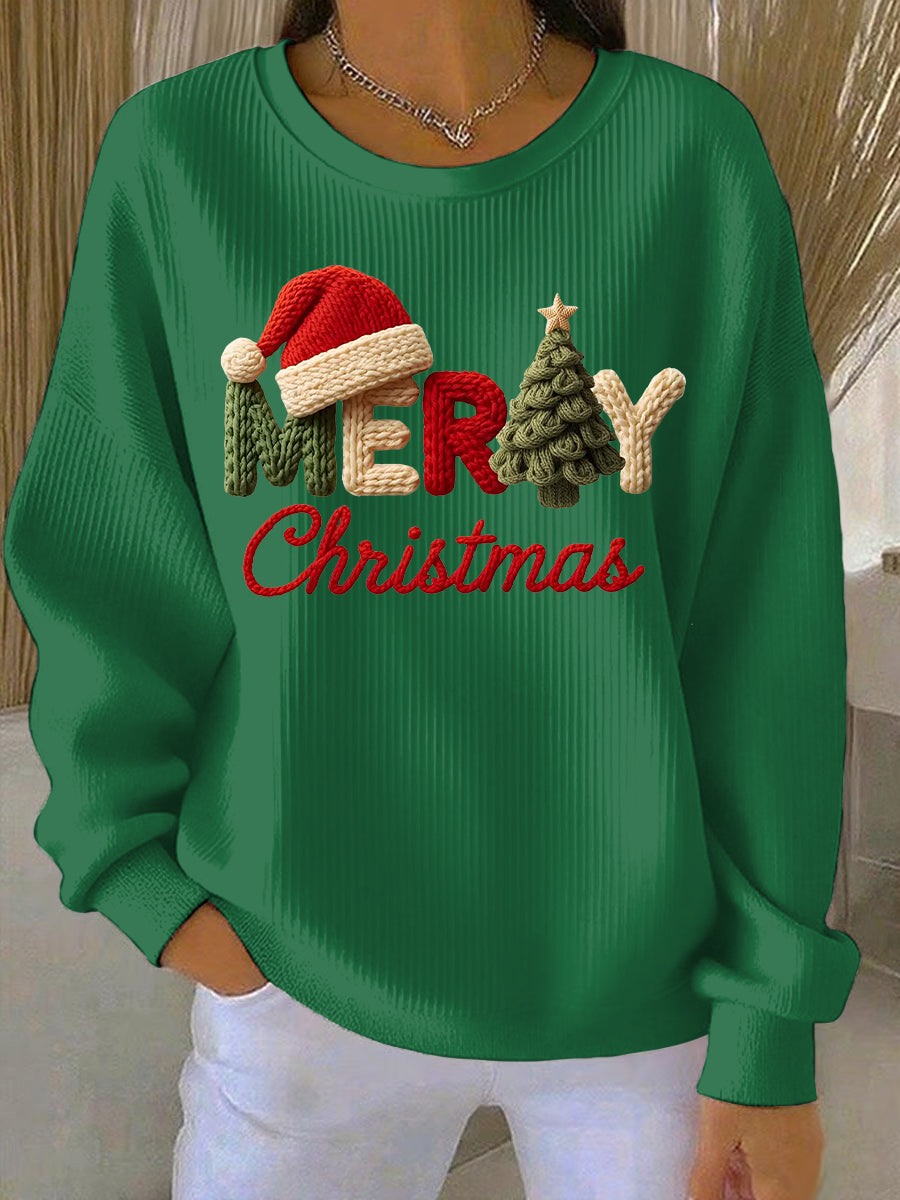 Casual Christmas sweatshirt for women