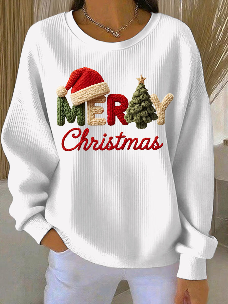 Casual Christmas sweatshirt for women