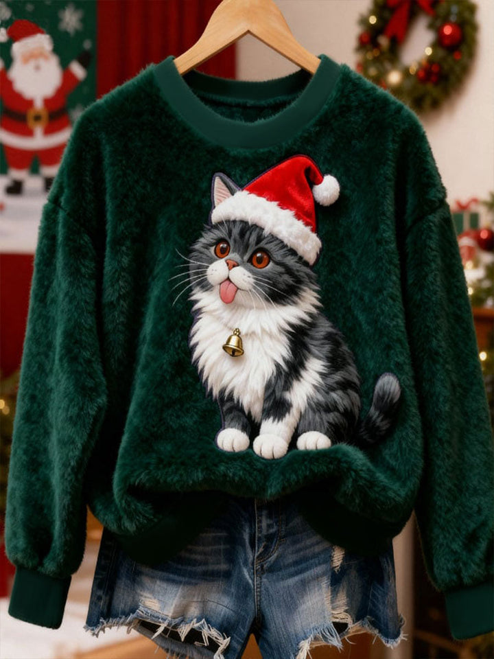 Women's Christmas Flannel Hoodie