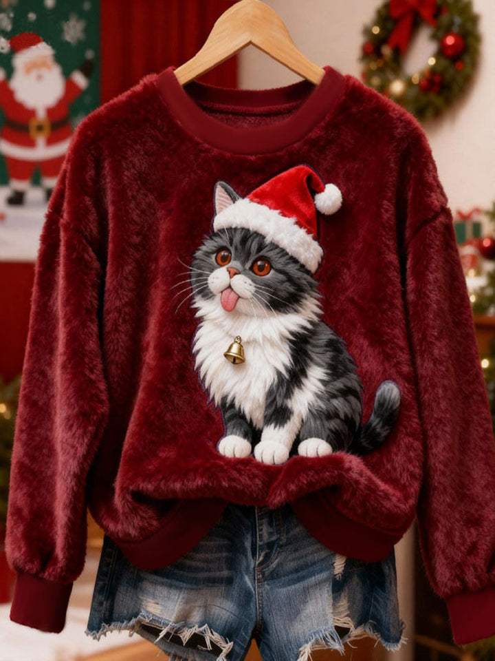 Women's Christmas Flannel Hoodie