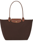 Longchamp - Large Le Pliage Tote, Ebony