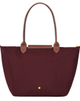 Longchamp - Large Le Pliage Tote, Burgundy