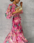 Hazel™ | Wrap Dress with Floral Print