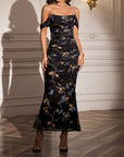 EUNOIA™ - Elegant Off Shoulder Backless Mermaid Dress