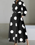 SOFER™ - Elegant Front Wrap Collared Maxi Dress