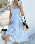 MYRNA™ - Vintage Summer Sleeveless Halter Neck A Line Maxi Dress