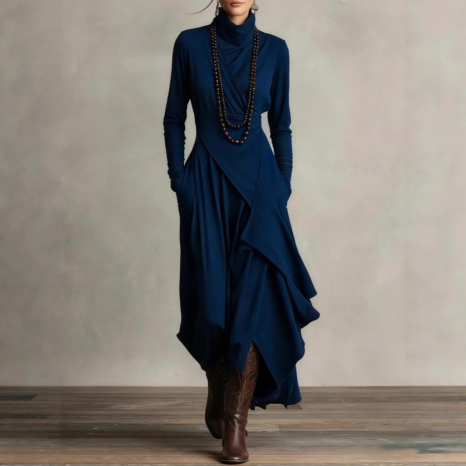 Natalia - knit maxi dress