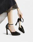 Evette Leather Heels