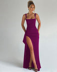 MARILYN™ - Elegant Formal Slip Maxi Dress with Open Back