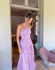 QUINTESSA™ - Elegant Halter Neck Lotus Summer Maxi Dress