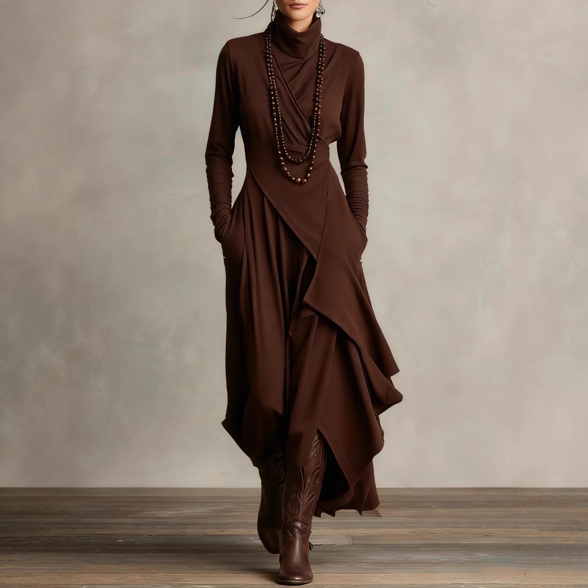 Natalia - knit maxi dress