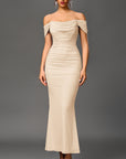 EUNOIA™ - Elegant Off Shoulder Backless Mermaid Dress