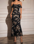 EUNOIA™ - Elegant Off Shoulder Backless Mermaid Dress