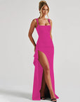 MARILYN™ - Elegant Formal Slip Maxi Dress with Open Back