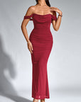 EUNOIA™ - Elegant Off Shoulder Backless Mermaid Dress
