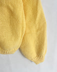 Solid Color Crew Neck Lace-Up Cardigan