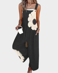 Comfortable printed overalls